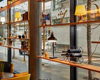 Ausblicke Blue City Hotel Lobby