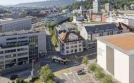 Blue City Hotel Aussenanischt Mitten in Baden Nähe Bahnhof