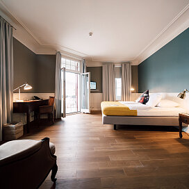 Blue City Hotel Doppelzimmer historischer Anbau