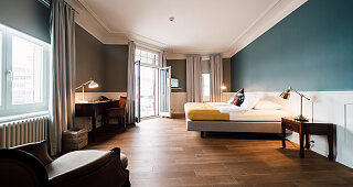 Blue City Hotel Doppelzimmer historischer Anbau